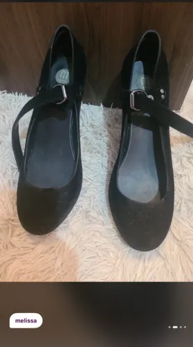 Sapato preto Melissa