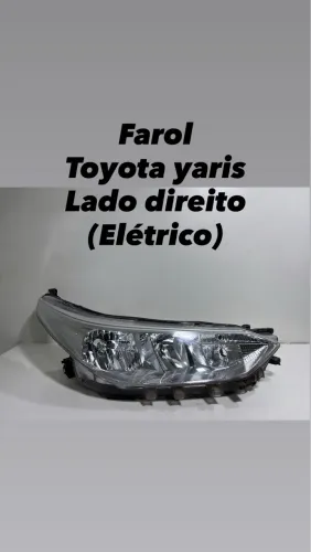 Farol Toyota yaris lado direito (elétrico)