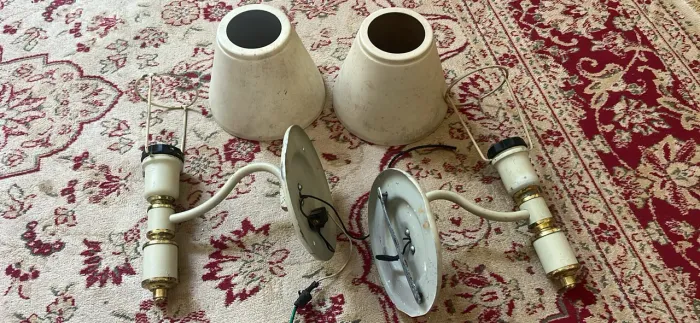 Arandela de Parede Vintage com Cúpulas não faço plataforma
