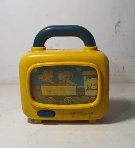 Brinquedo televisão holográfica antiga anos 90 (está travado)