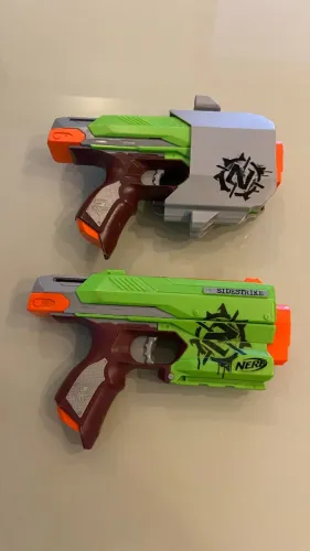2 Lançadores Nerf Zombie Strike - Sidestrike