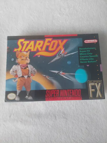 Fita  Super Nintendo star fox snes Lacrada