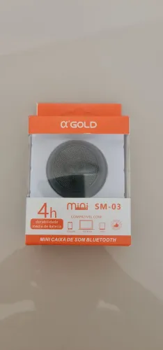 Mini caixa de som a'Gold