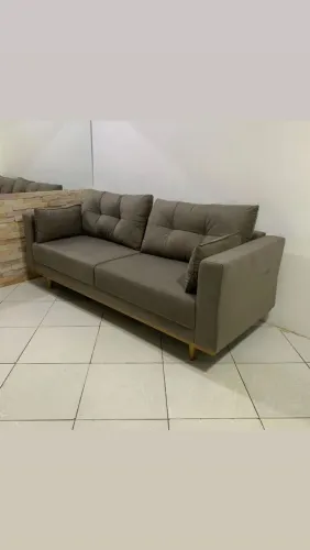 Sofá 4 Lugares 2.20 super confortável espuma D.28 pro selada 