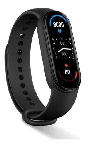 Smartband Bluetooth Xiaomi Mi Smart Band 6 Tela 1,56'' Preto