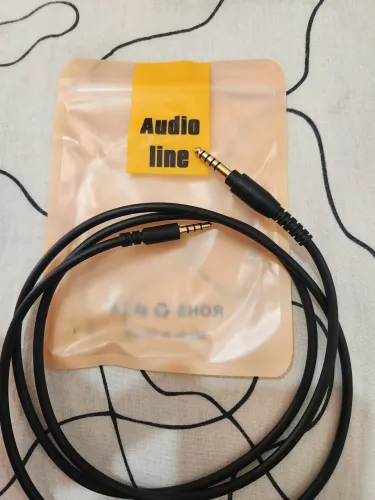 Cabo fone de ouvido balanceado 4.4mm - 3.5mm TRRS de 1.2m