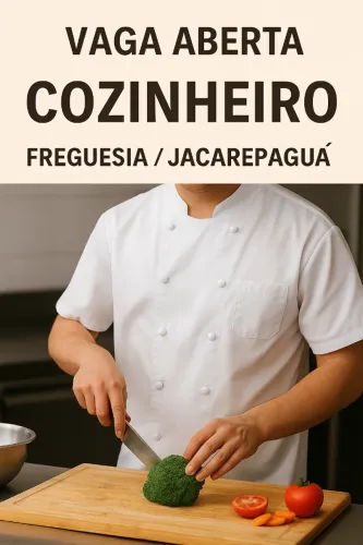 Cozinheiro - Freguesia / Jacarepaguá (RJ)