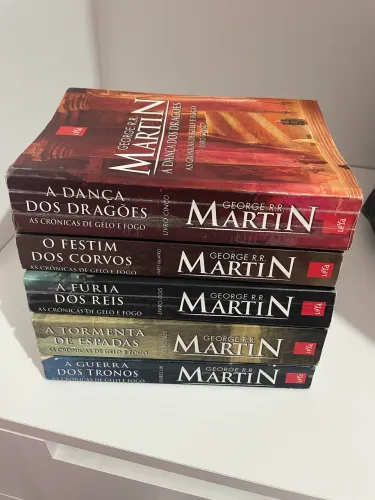 Livros da saga game of thrones