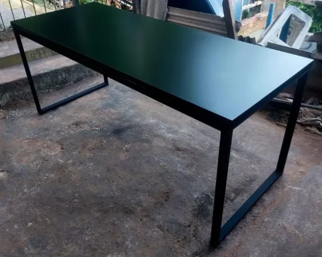 Produto novo - mesa industrial preta alto padrão - entrego