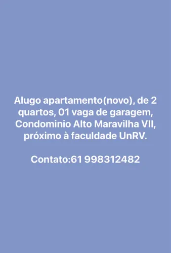 Alugo apartamento 2 quartos 