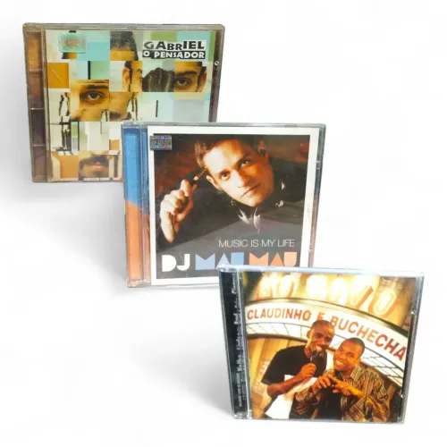 Lote 3 cds de Cantores de música brasileira pra dançar <br>