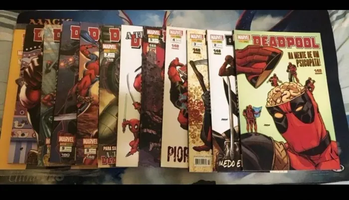 Deadpool nova Marvel 1-12 (capa cartão)