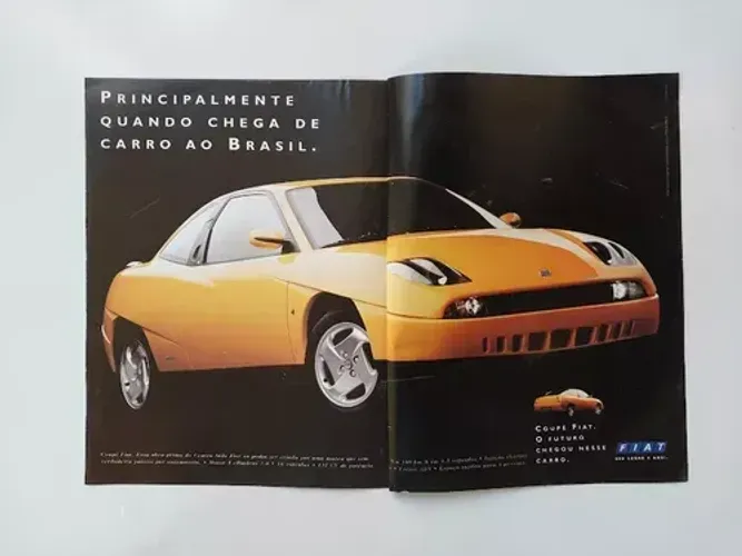 Fiat Coupe 1996 - Propaganda de Revista, Folder, Publicidade
