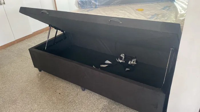 Cama Box com Baú Solteiro- Novo