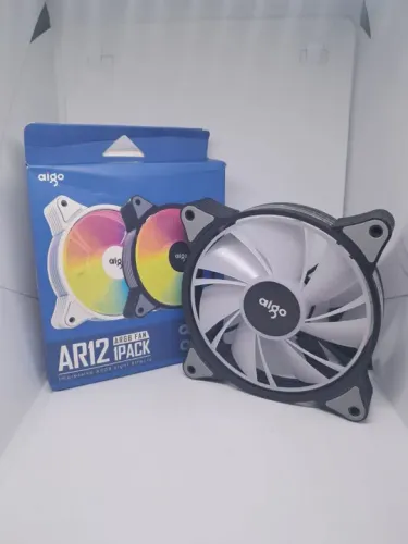 Promoção!!! Fan Aigo Ar12 ARGB 48CFM