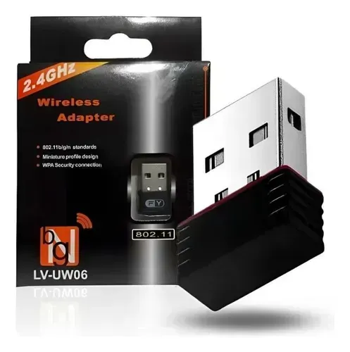 Adaptador Wi-fi USB 2.4 Ghz 