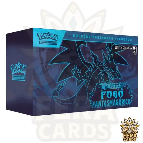 Coleção Treinador Avançado Fogo Fantasmagórico ETB Pokémon TCG