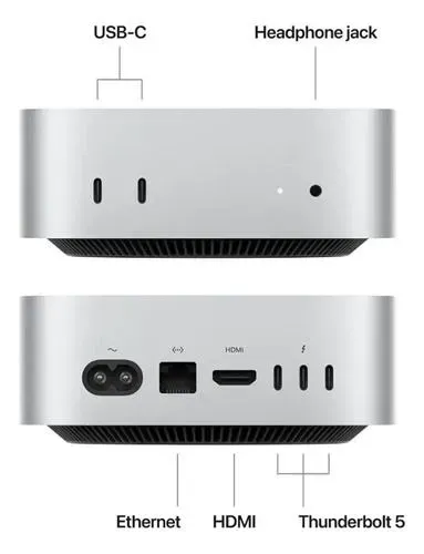 MAC MINI 2024 M4 16GB 256GB SSD COR SILVER NOVO LACRADO