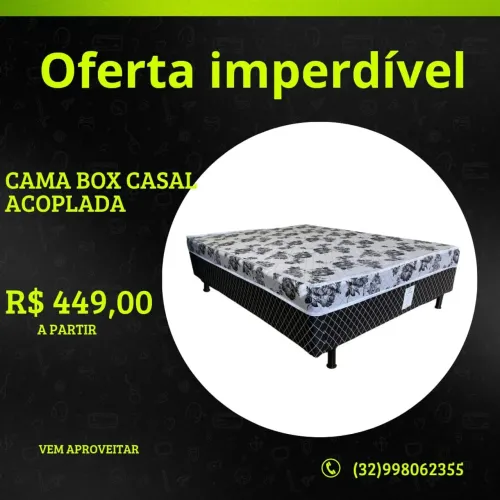 Cama Box Casal Acoplada - Imperdível!