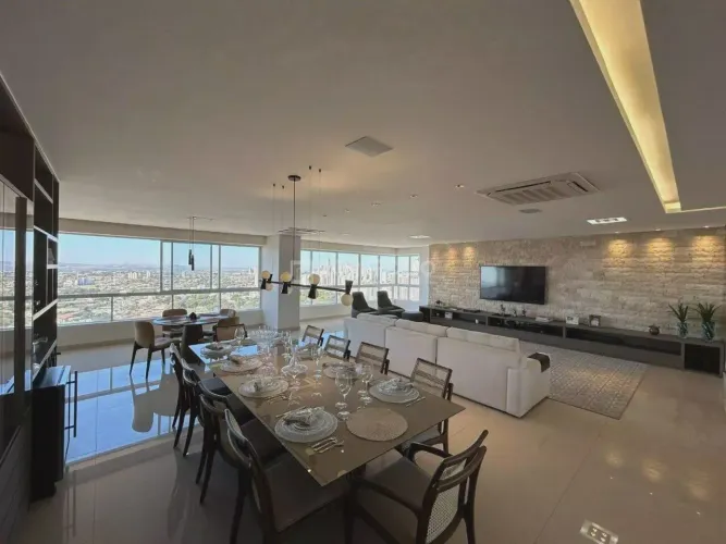 Apartamento 4 Suítes, Mobiliado e Decorado 287 metros quadrados Setor Marista - Goiânia - 