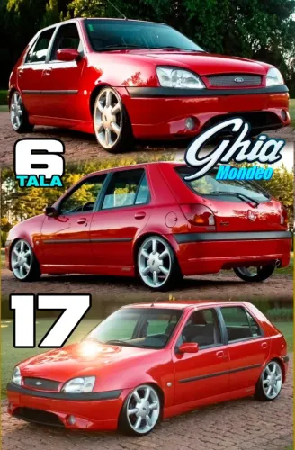 Rodas Esportivas Aro 17 Ford Mondeo Prata 4x108 novas