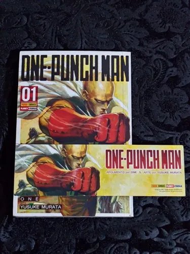 One Punch Man - Vol. 1 + Marca Página - Perfeito estado de conservação