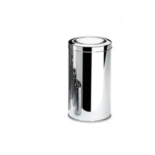 Lixeira Inox com Tampa Basculante 21,2 Litros - Construinox