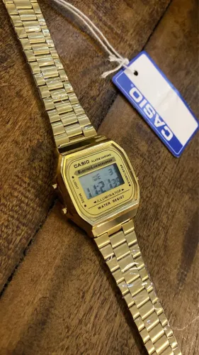 Relógio Casio Unissex - Modelo Dourado
