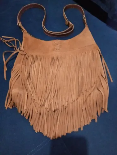 Bolsa de carmuça,bege.