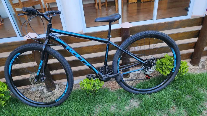 Bicicleta Mountain Woltz Steel 21 marchas Aro 29 quadro 17