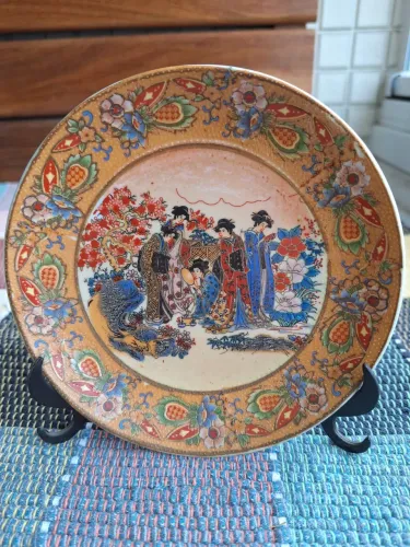 Prato decorativo estilo chinês