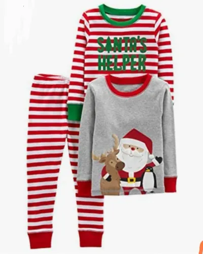 Conjunto de pijama de Natal 3 Peças - Simple Joys by Carter's - Carters