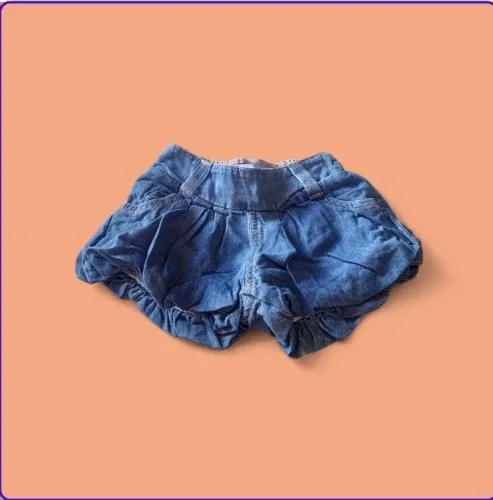 Short jeans infantil