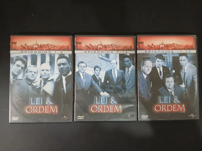 DVD Law & Order 1 temporada completa - Boxset de DVDs anos 90