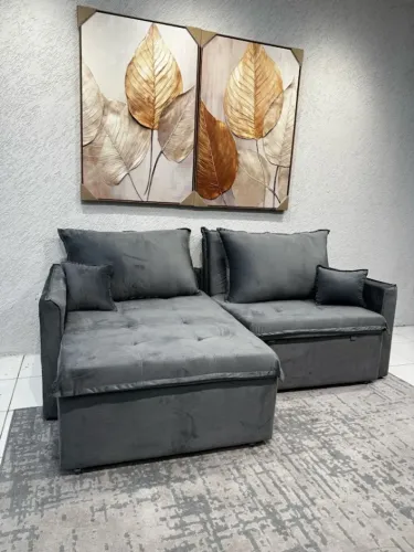 Sofá Retrátil Suede 3 Lugares - Direto da Fábrica