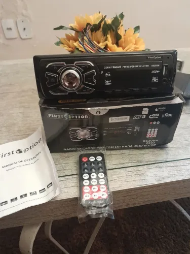Som Automotivo MP3 Player USB/SD/BT 25W x 4 FirstOption 6630BN
