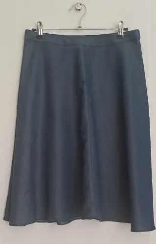 Saia em algodão no padrão Jeans