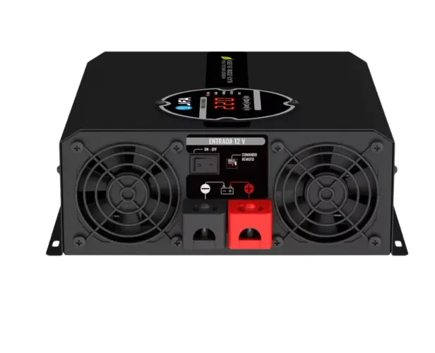 Inversor De Tensão Onda Senoidal 1500w 12V/220 Preto JFA
