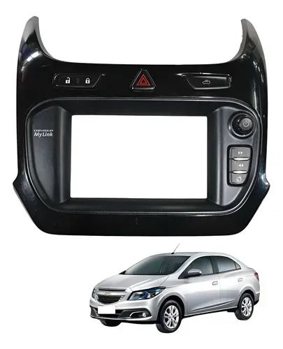 Moldura Multimídia Pisca Alerta Chevrolet My Link 2013 A2019