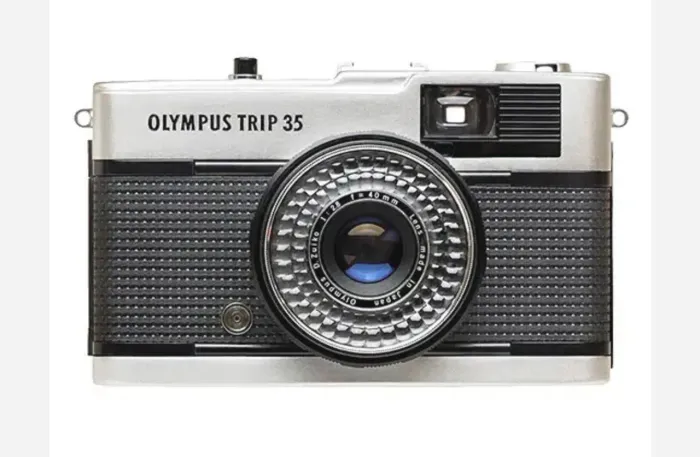 câmera analógica olympus trip 35