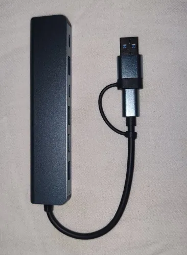 Hub USB 7 em 1