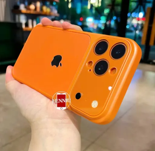 CAPINHA IPHONE 15 PRO MAX - LARANJA ?