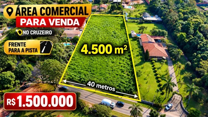Área à venda, 4.500 m² por R$ 1.500.000 - Chácara Cruzeiro do Sul - Sumaré/SP