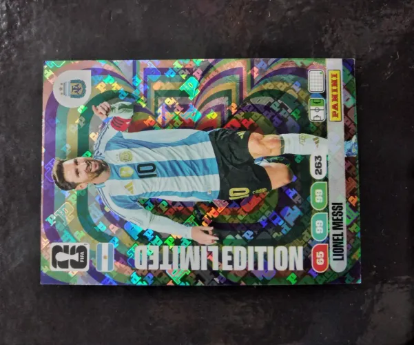 Card adrenalyn XL messi limited edition 2026