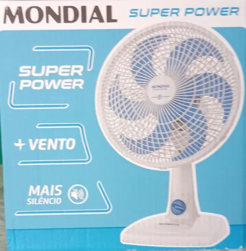 Ventilador de mesa 30 cm, novo lacrado de fábrica