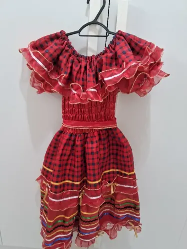 Vestido quadrilha junina