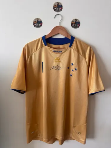 Camisa Cruzeiro 2009 - Dourada - Goleiro Fábio Original