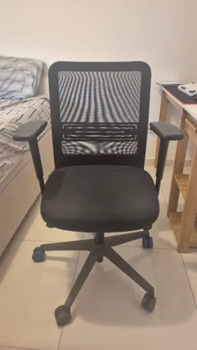Cadeira de Escritório Ergonômica Flexform Tecton Preta