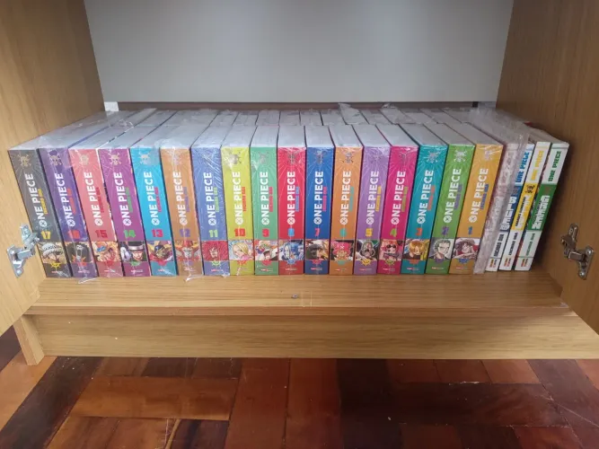 One Piece 3 em 1 coleção completa 