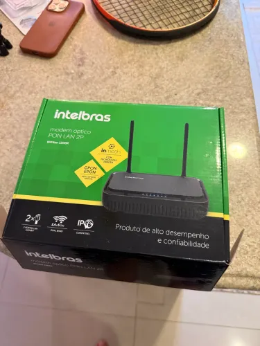 Modem Roteador Fibra Ótica Intelbras WiFiber 1200r Com Wi-Fi